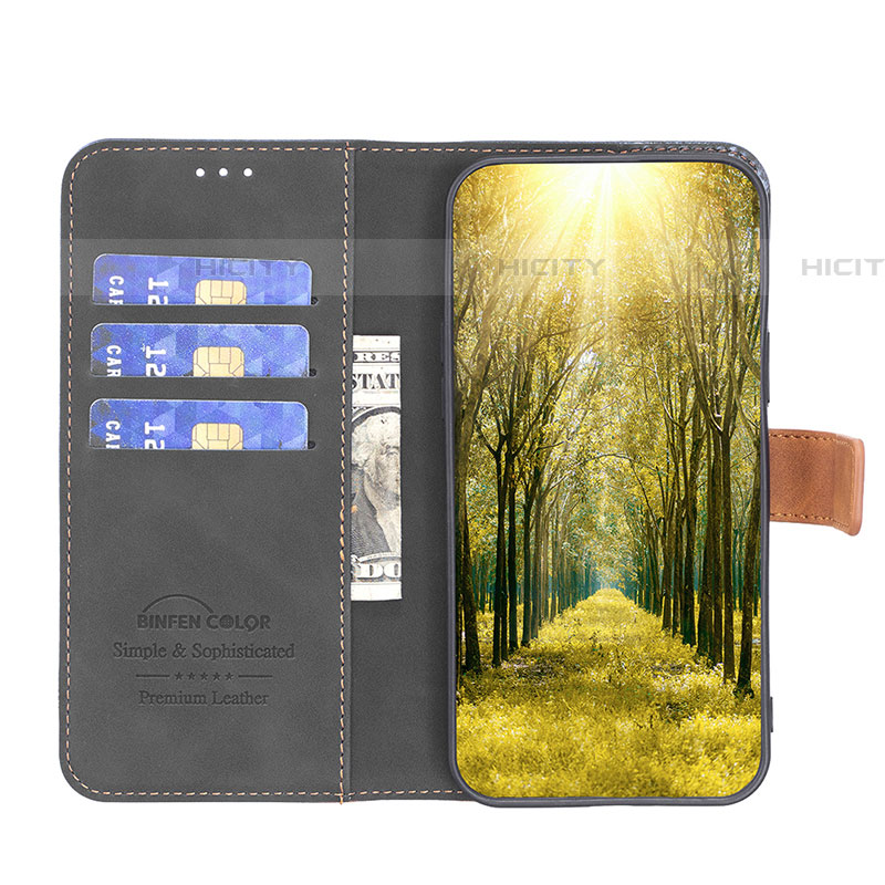 Custodia Portafoglio In Pelle Cover con Supporto B02F per Samsung Galaxy F04