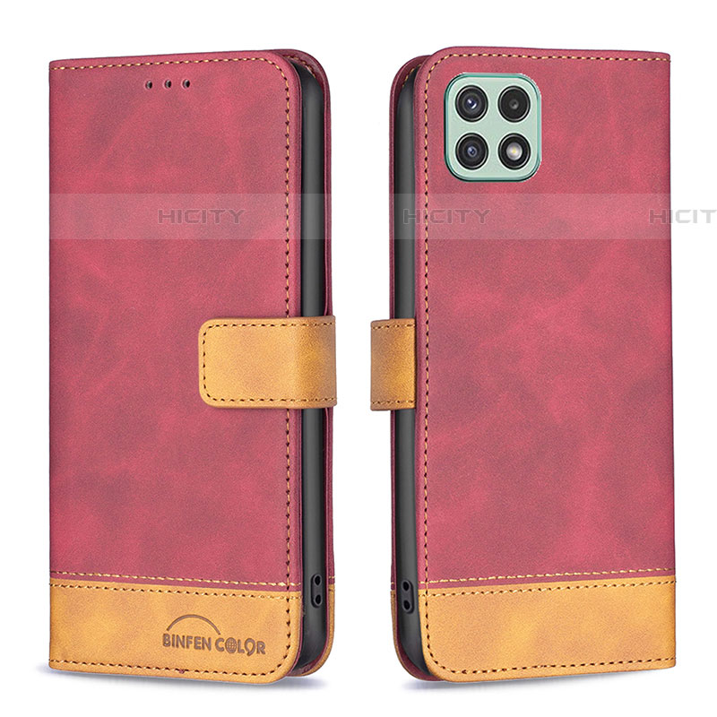 Custodia Portafoglio In Pelle Cover con Supporto B02F per Samsung Galaxy F42 5G