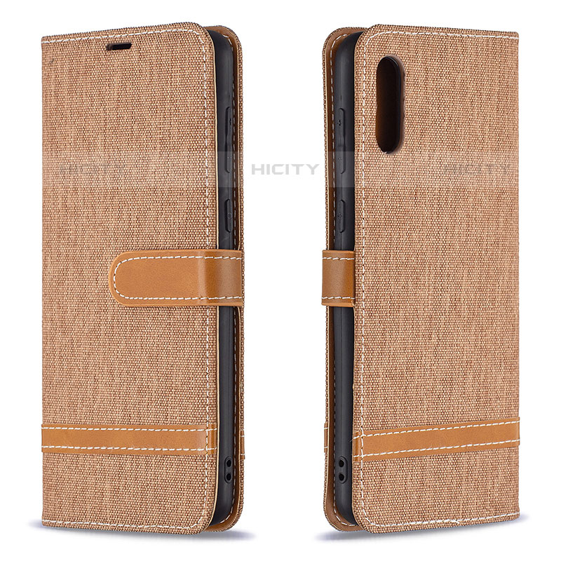 Custodia Portafoglio In Pelle Cover con Supporto B02F per Samsung Galaxy M02