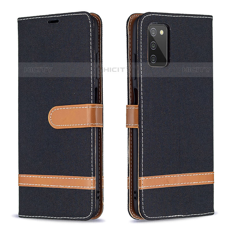 Custodia Portafoglio In Pelle Cover con Supporto B02F per Samsung Galaxy M02s