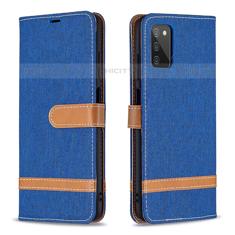 Custodia Portafoglio In Pelle Cover con Supporto B02F per Samsung Galaxy M02s