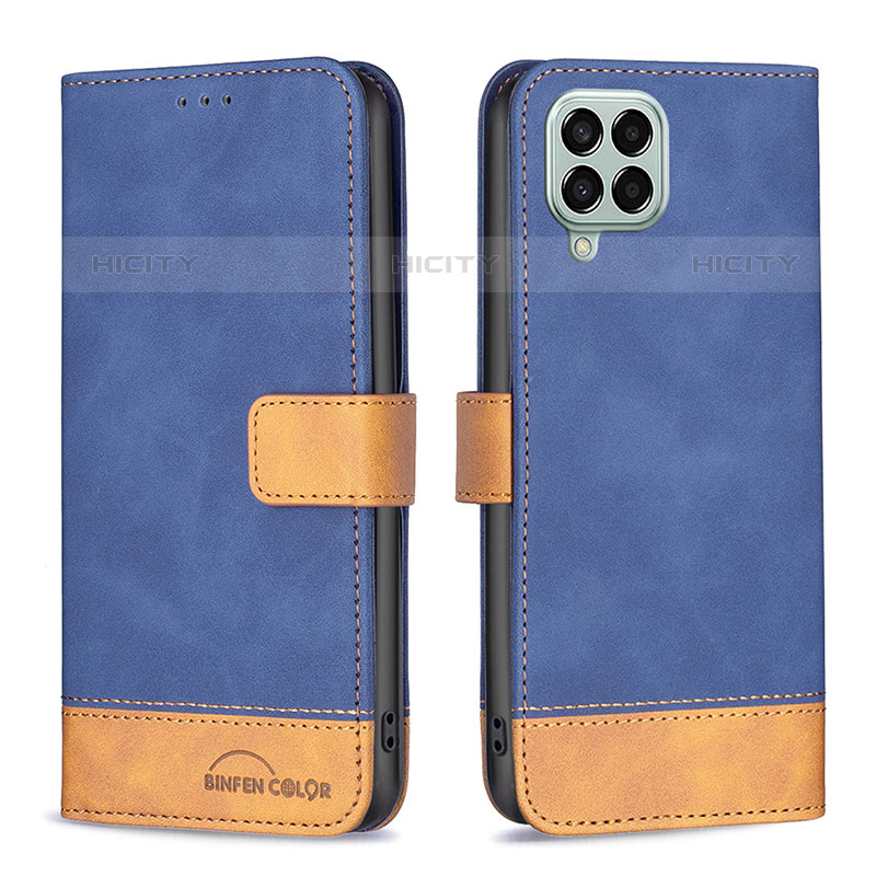 Custodia Portafoglio In Pelle Cover con Supporto B02F per Samsung Galaxy M33 5G