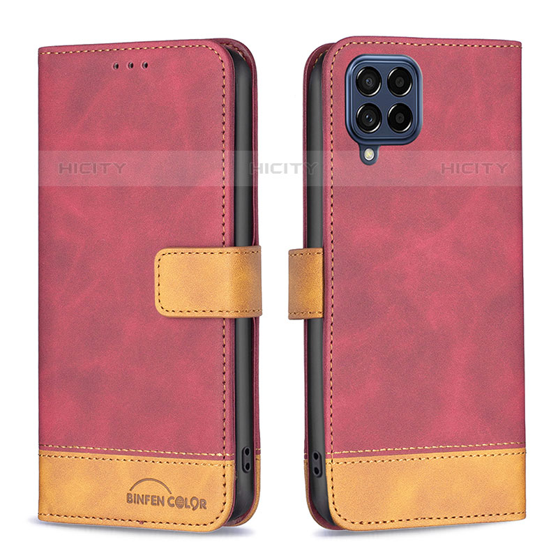 Custodia Portafoglio In Pelle Cover con Supporto B02F per Samsung Galaxy M53 5G