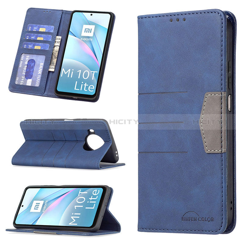 Custodia Portafoglio In Pelle Cover con Supporto B02F per Xiaomi Mi 10i 5G