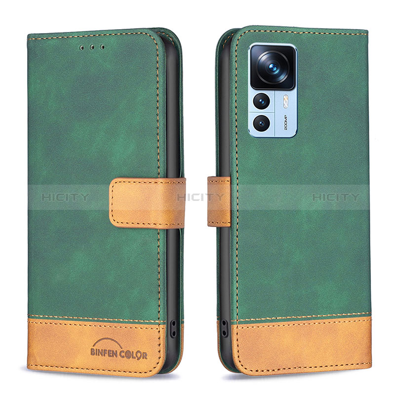 Custodia Portafoglio In Pelle Cover con Supporto B02F per Xiaomi Mi 12T 5G