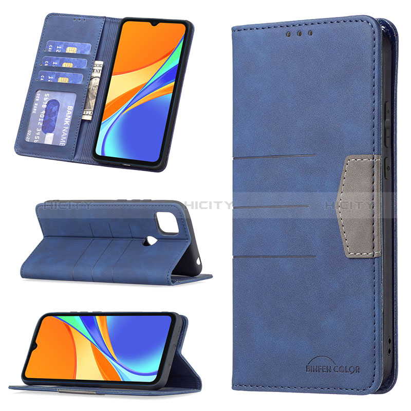 Custodia Portafoglio In Pelle Cover con Supporto B02F per Xiaomi POCO C31