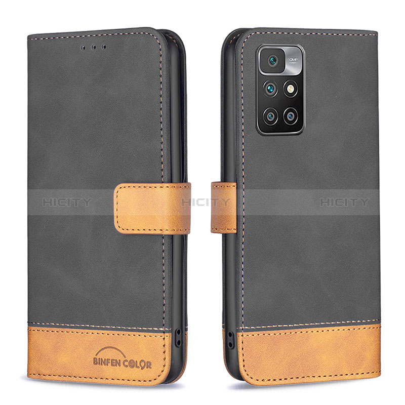 Custodia Portafoglio In Pelle Cover con Supporto B02F per Xiaomi Redmi 10 (2022)