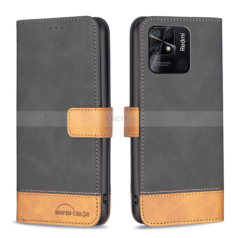 Custodia Portafoglio In Pelle Cover con Supporto B02F per Xiaomi Redmi 10C 4G