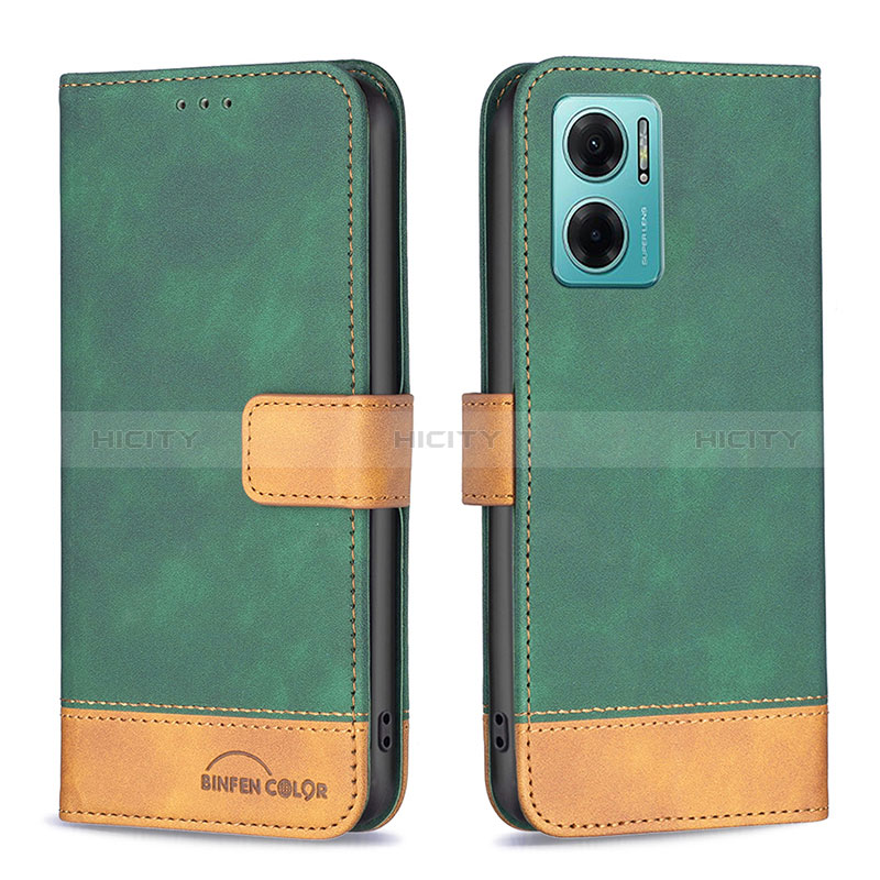 Custodia Portafoglio In Pelle Cover con Supporto B02F per Xiaomi Redmi 11 Prime 5G