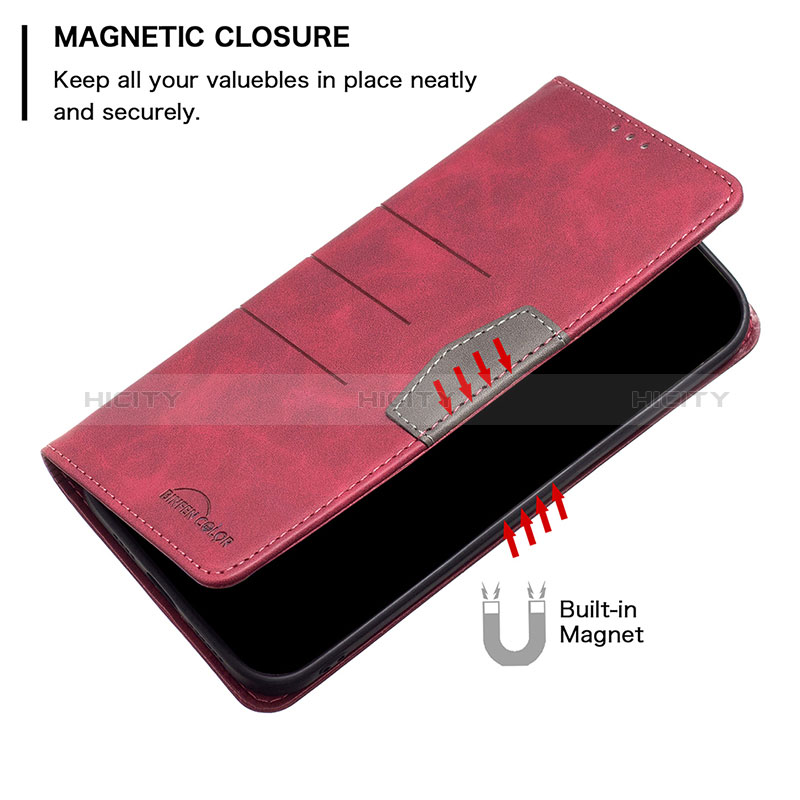 Custodia Portafoglio In Pelle Cover con Supporto B02F per Xiaomi Redmi 9 Prime India