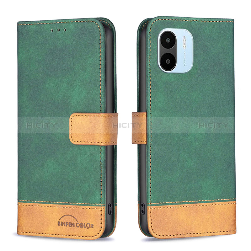 Custodia Portafoglio In Pelle Cover con Supporto B02F per Xiaomi Redmi A1