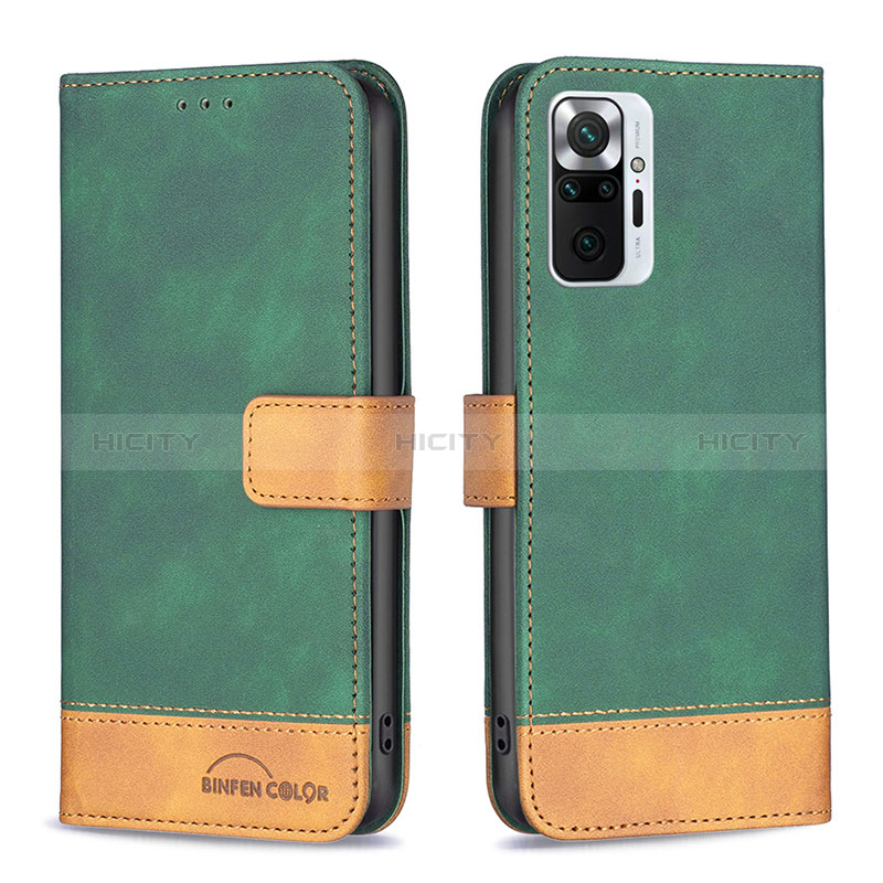 Custodia Portafoglio In Pelle Cover con Supporto B02F per Xiaomi Redmi Note 10 Pro Max