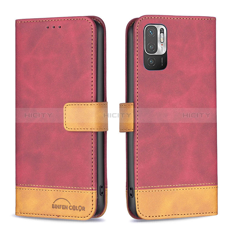 Custodia Portafoglio In Pelle Cover con Supporto B02F per Xiaomi Redmi Note 10T 5G