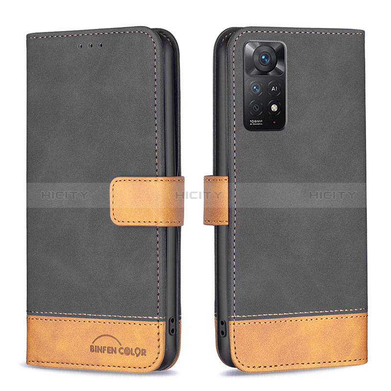 Custodia Portafoglio In Pelle Cover con Supporto B02F per Xiaomi Redmi Note 11 Pro 4G