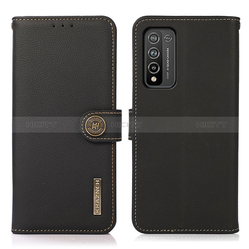 Custodia Portafoglio In Pelle Cover con Supporto B02H per Huawei Honor 10X Lite Nero