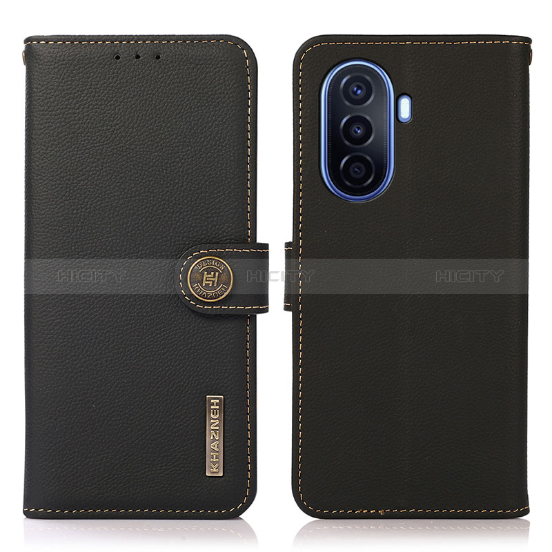 Custodia Portafoglio In Pelle Cover con Supporto B02H per Huawei Nova Y70