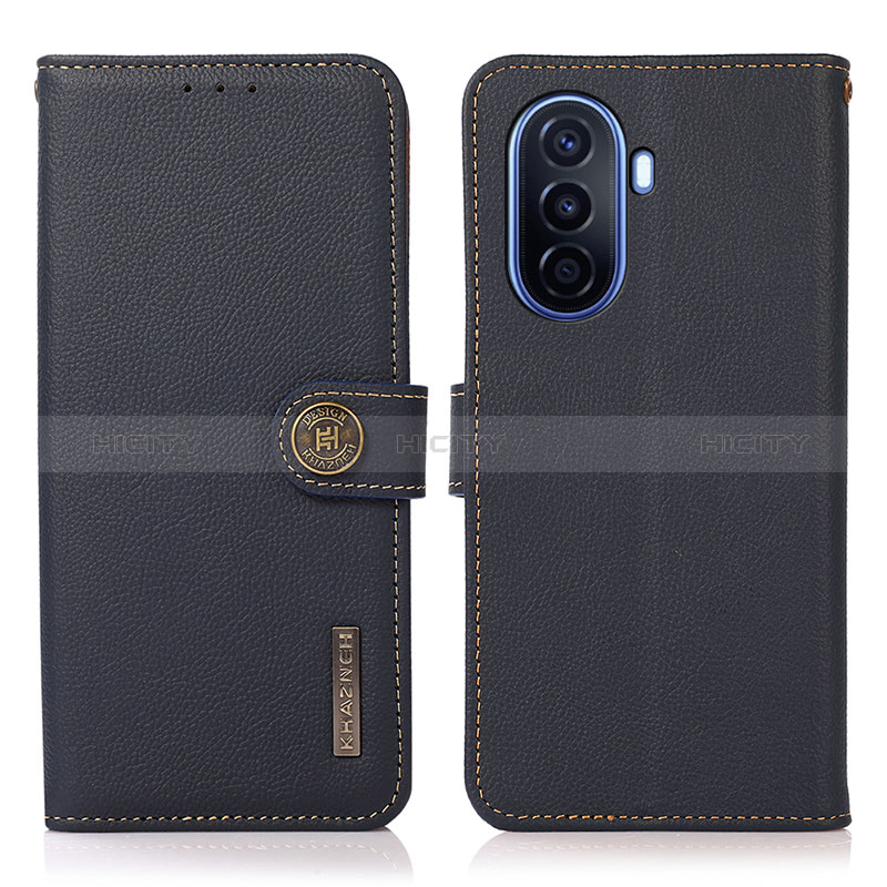 Custodia Portafoglio In Pelle Cover con Supporto B02H per Huawei Nova Y70 Plus