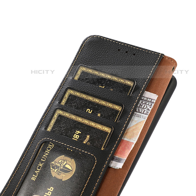 Custodia Portafoglio In Pelle Cover con Supporto B02H per Motorola Moto E40