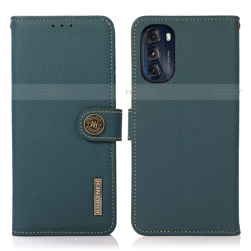 Custodia Portafoglio In Pelle Cover con Supporto B02H per Motorola Moto G 5G (2022)