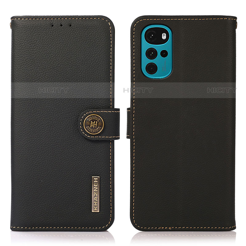 Custodia Portafoglio In Pelle Cover con Supporto B02H per Motorola Moto G22