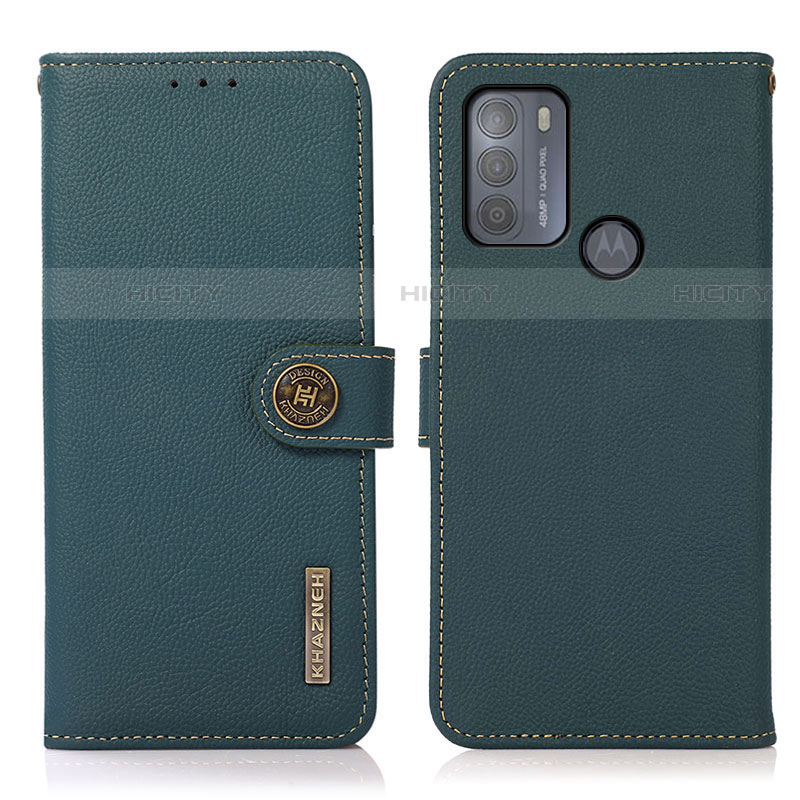 Custodia Portafoglio In Pelle Cover con Supporto B02H per Motorola Moto G50