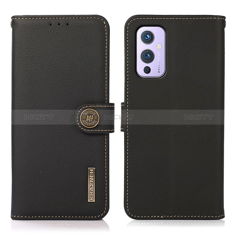 Custodia Portafoglio In Pelle Cover con Supporto B02H per OnePlus 9 5G