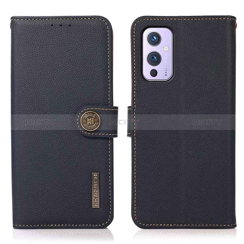 Custodia Portafoglio In Pelle Cover con Supporto B02H per OnePlus 9 5G