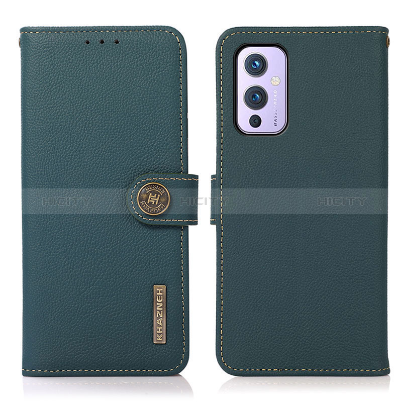 Custodia Portafoglio In Pelle Cover con Supporto B02H per OnePlus 9 5G