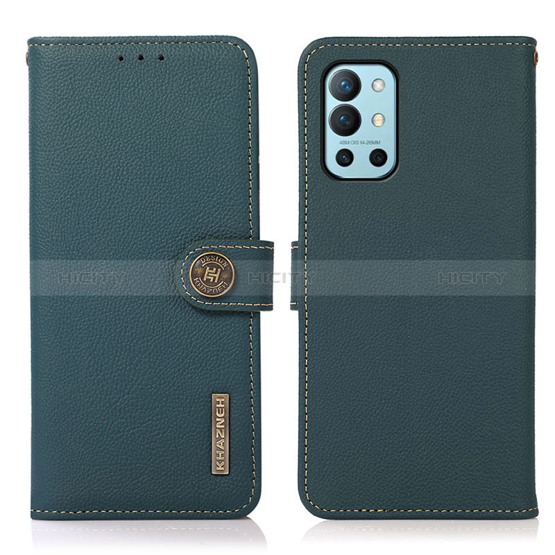 Custodia Portafoglio In Pelle Cover con Supporto B02H per OnePlus 9R 5G