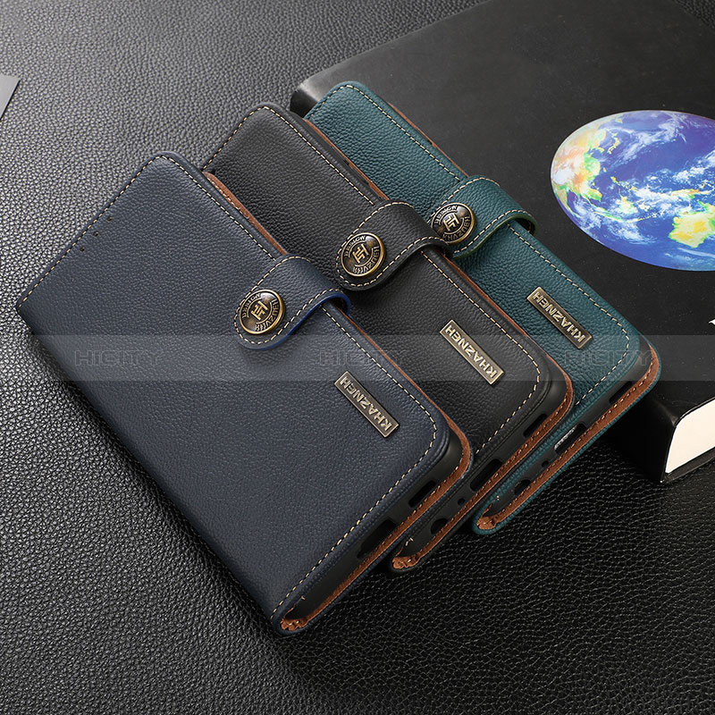 Custodia Portafoglio In Pelle Cover con Supporto B02H per OnePlus 9R 5G