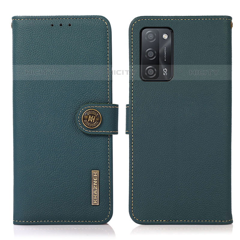 Custodia Portafoglio In Pelle Cover con Supporto B02H per Oppo A53s 5G