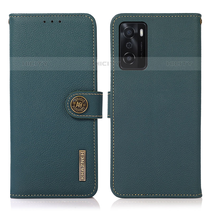 Custodia Portafoglio In Pelle Cover con Supporto B02H per Oppo A55S 5G