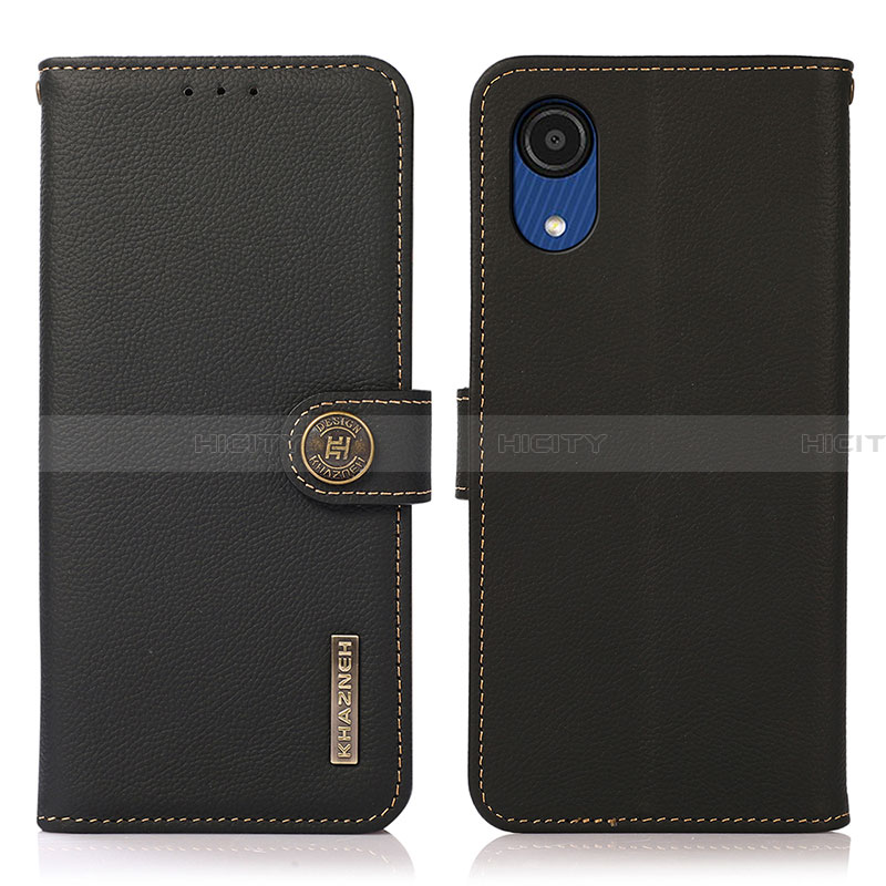Custodia Portafoglio In Pelle Cover con Supporto B02H per Samsung Galaxy A03 Core