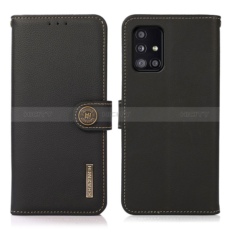 Custodia Portafoglio In Pelle Cover con Supporto B02H per Samsung Galaxy A51 4G