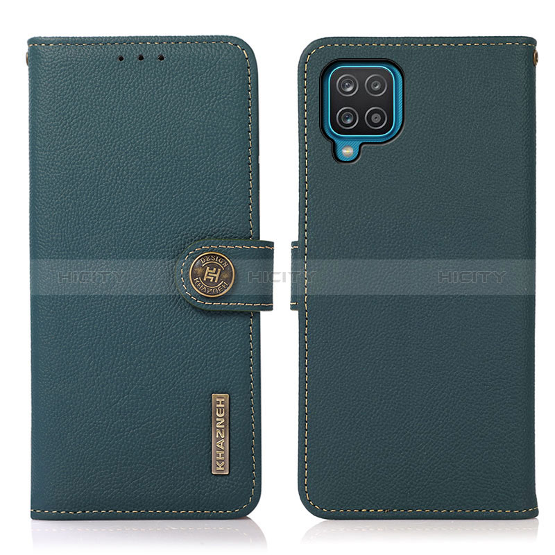 Custodia Portafoglio In Pelle Cover con Supporto B02H per Samsung Galaxy M12