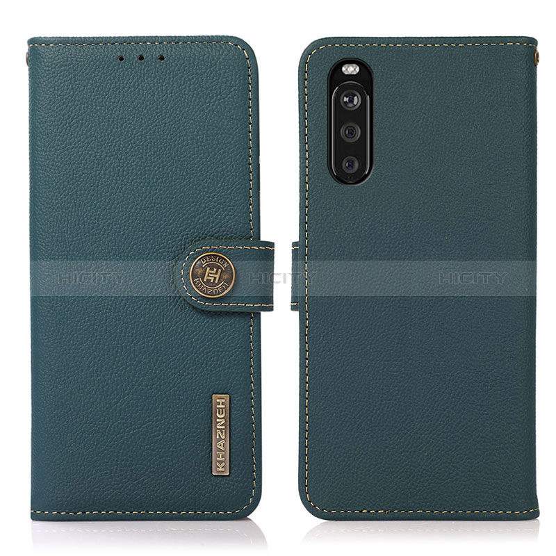 Custodia Portafoglio In Pelle Cover con Supporto B02H per Sony Xperia 10 III Lite