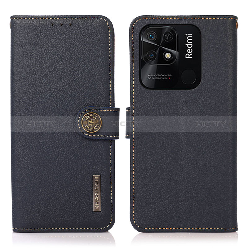 Custodia Portafoglio In Pelle Cover con Supporto B02H per Xiaomi Redmi 10C 4G