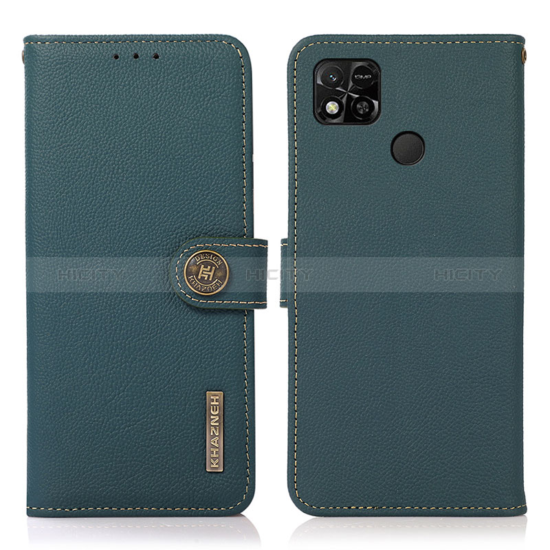 Custodia Portafoglio In Pelle Cover con Supporto B02H per Xiaomi Redmi 9 Activ