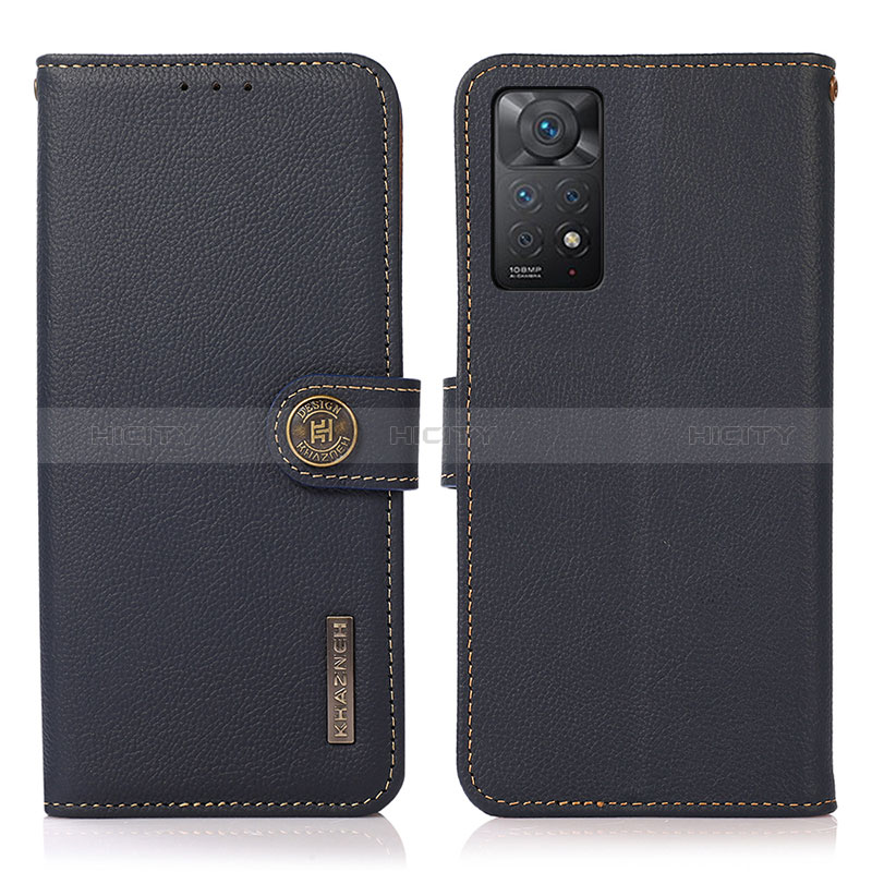 Custodia Portafoglio In Pelle Cover con Supporto B02H per Xiaomi Redmi Note 11 Pro 4G