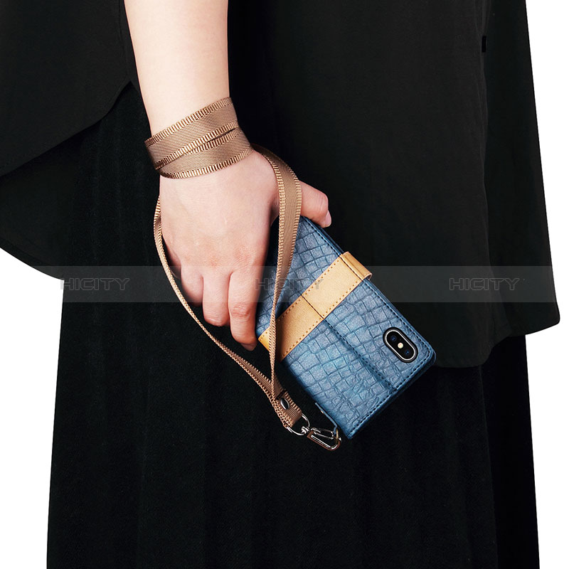 Custodia Portafoglio In Pelle Cover con Supporto B02S per Samsung Galaxy S20