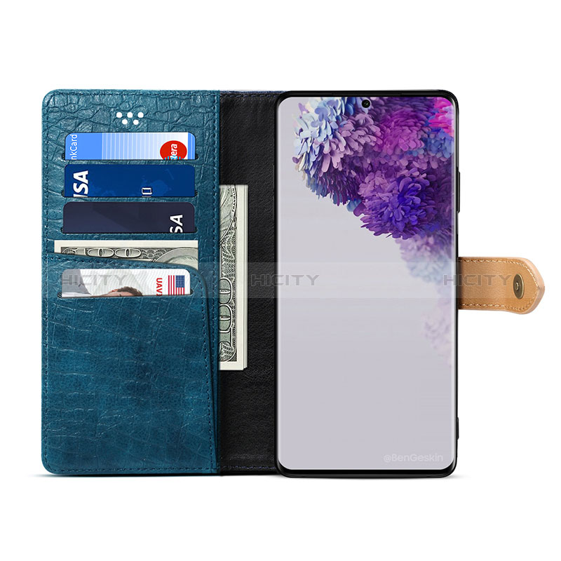 Custodia Portafoglio In Pelle Cover con Supporto B02S per Samsung Galaxy S20