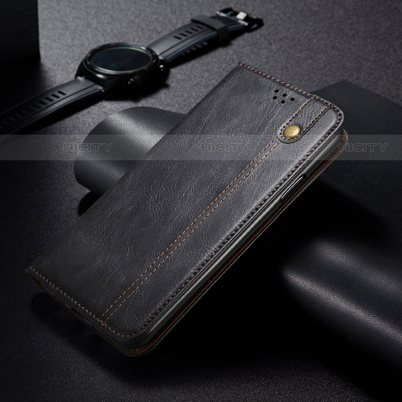 Custodia Portafoglio In Pelle Cover con Supporto B02S per Samsung Galaxy S21 Plus 5G Nero