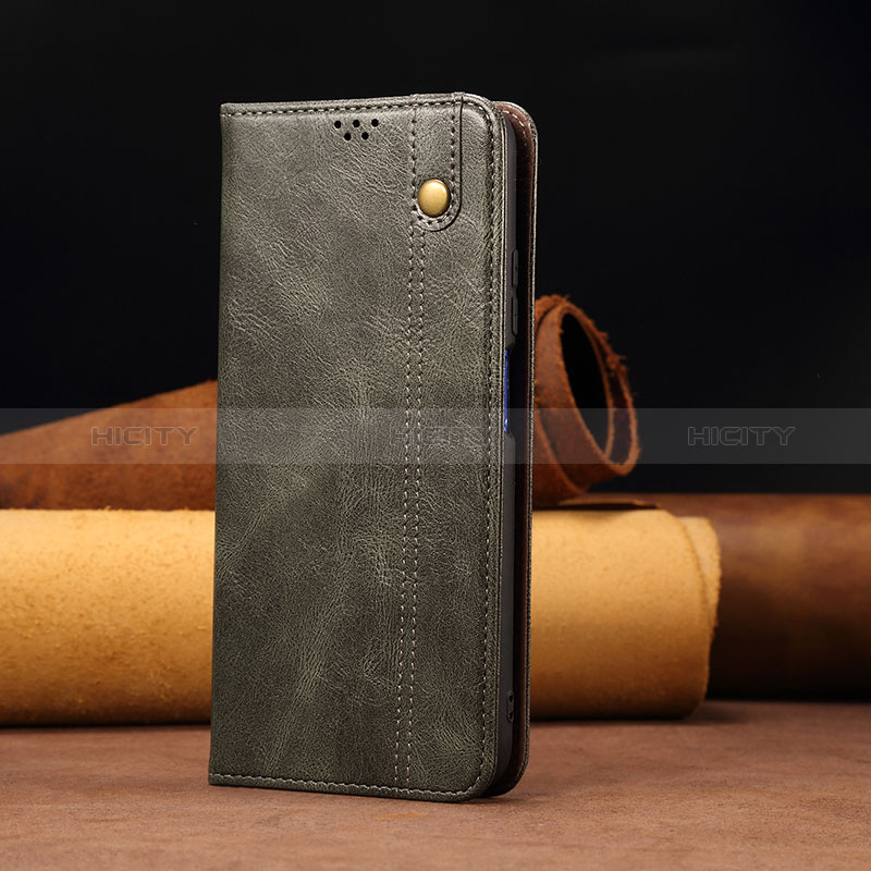 Custodia Portafoglio In Pelle Cover con Supporto B02S per Xiaomi Redmi Note 11 4G (2021) Verde