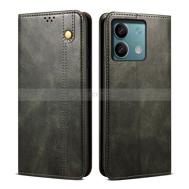 Custodia Portafoglio In Pelle Cover con Supporto B02S per Xiaomi Redmi Note 13 5G