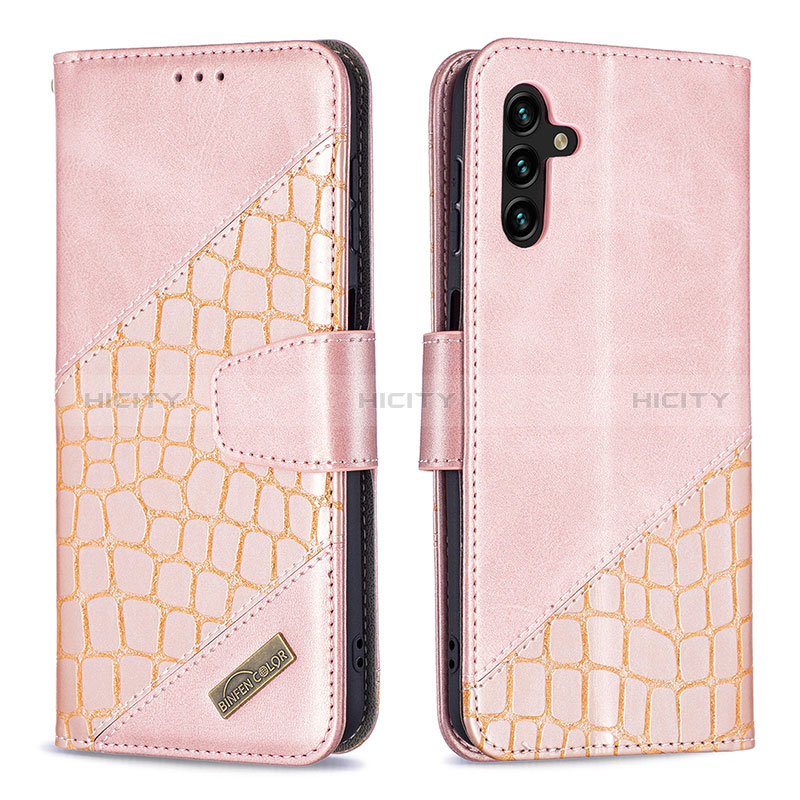 Custodia Portafoglio In Pelle Cover con Supporto B03F per Samsung Galaxy A04s