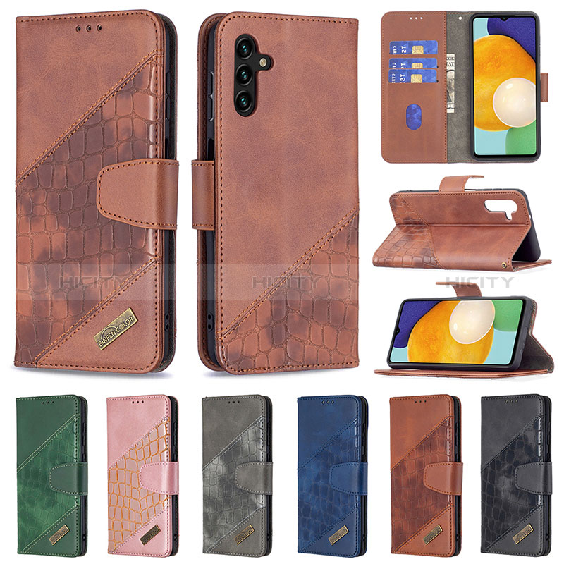 Custodia Portafoglio In Pelle Cover con Supporto B03F per Samsung Galaxy A04s