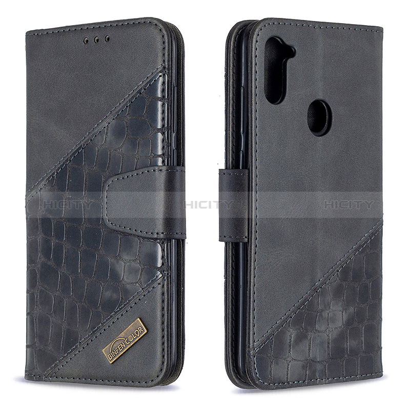 Custodia Portafoglio In Pelle Cover con Supporto B03F per Samsung Galaxy A11