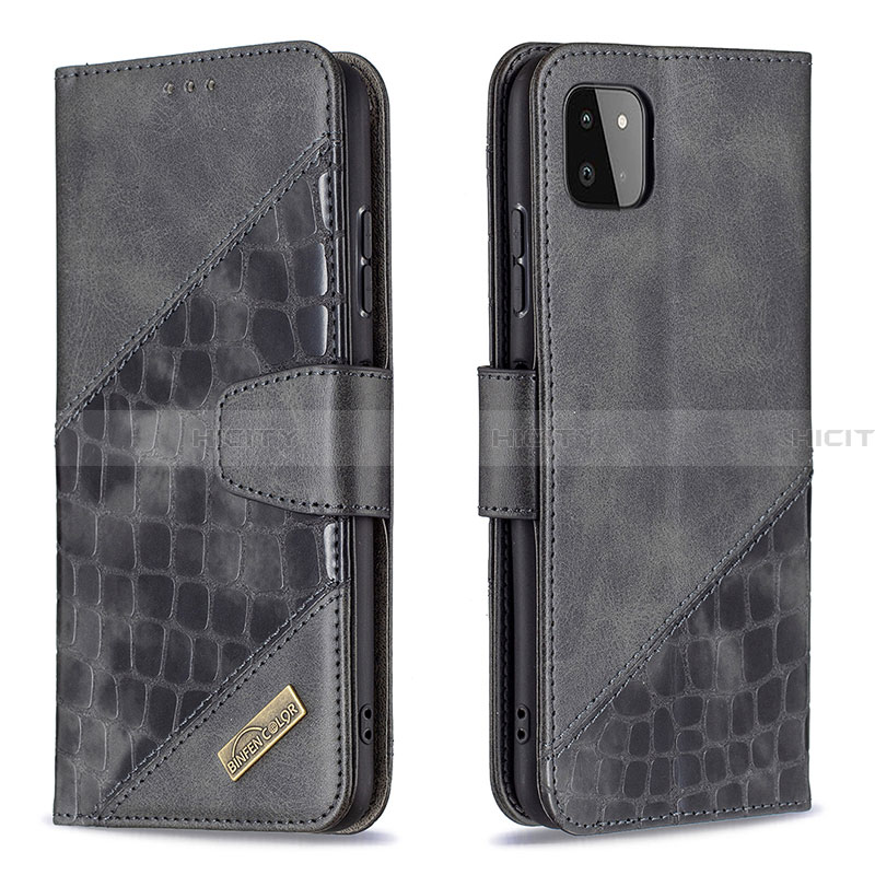 Custodia Portafoglio In Pelle Cover con Supporto B03F per Samsung Galaxy A22 5G