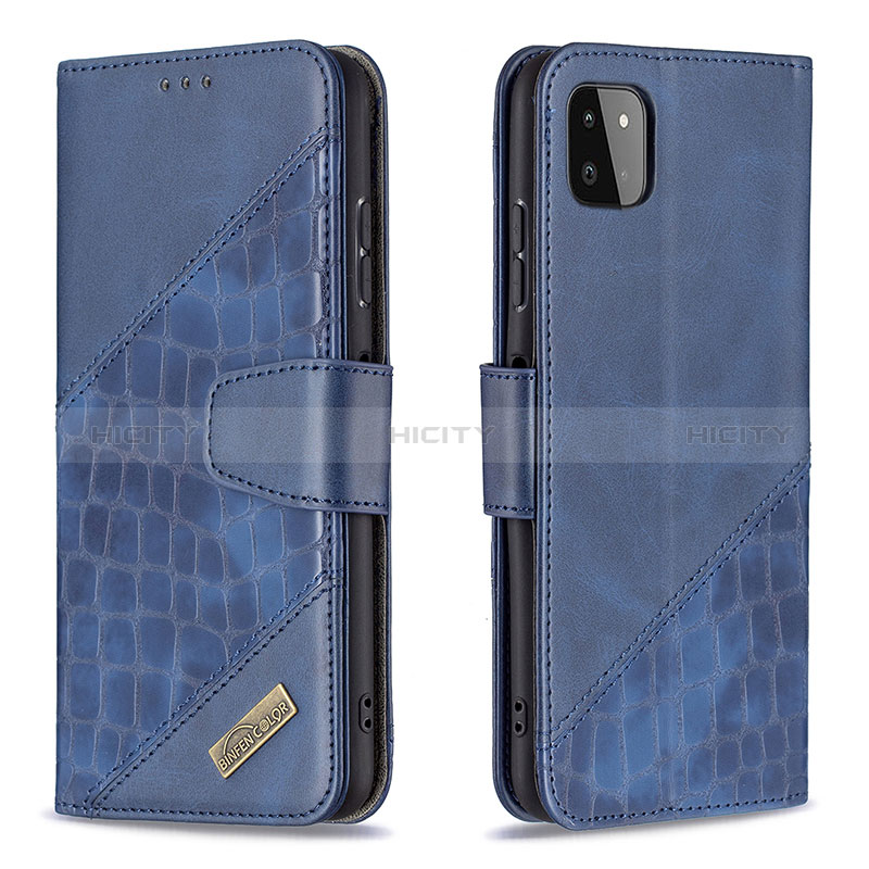 Custodia Portafoglio In Pelle Cover con Supporto B03F per Samsung Galaxy A22s 5G
