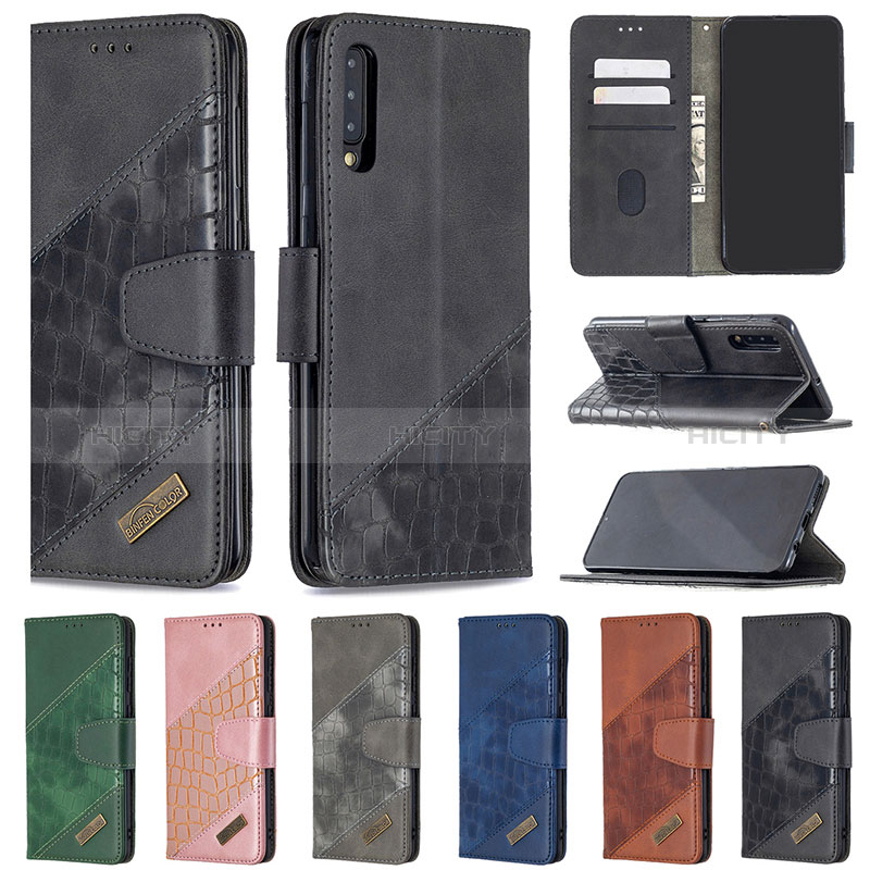 Custodia Portafoglio In Pelle Cover con Supporto B03F per Samsung Galaxy A30S